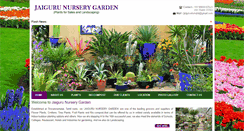 Desktop Screenshot of jaigurunurserygarden.com